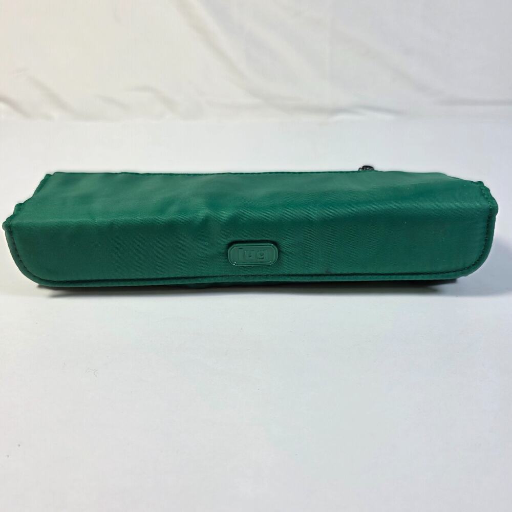 Lug Green Yellow Floral Pencil Case Makeup Cosmetic Travel Organizer Pouch Bag